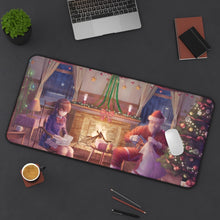 Load image into Gallery viewer, Anime Christmas Mouse Pad (Desk Mat) On Desk
