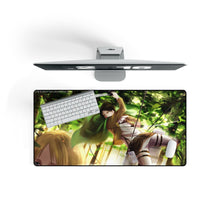 Load image into Gallery viewer, Anime Attack On Titan Mouse Pad (Desk Mat) On Desk
