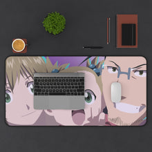 Load image into Gallery viewer, FullMetal Alchemist Mouse Pad (Desk Mat) With Laptop
