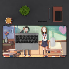 Load image into Gallery viewer, Karakai Jouzu No Takagi-san Mouse Pad (Desk Mat) With Laptop

