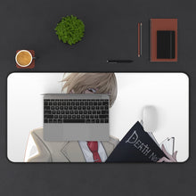 Load image into Gallery viewer, Death Note Light Yagami Mouse Pad (Desk Mat) With Laptop
