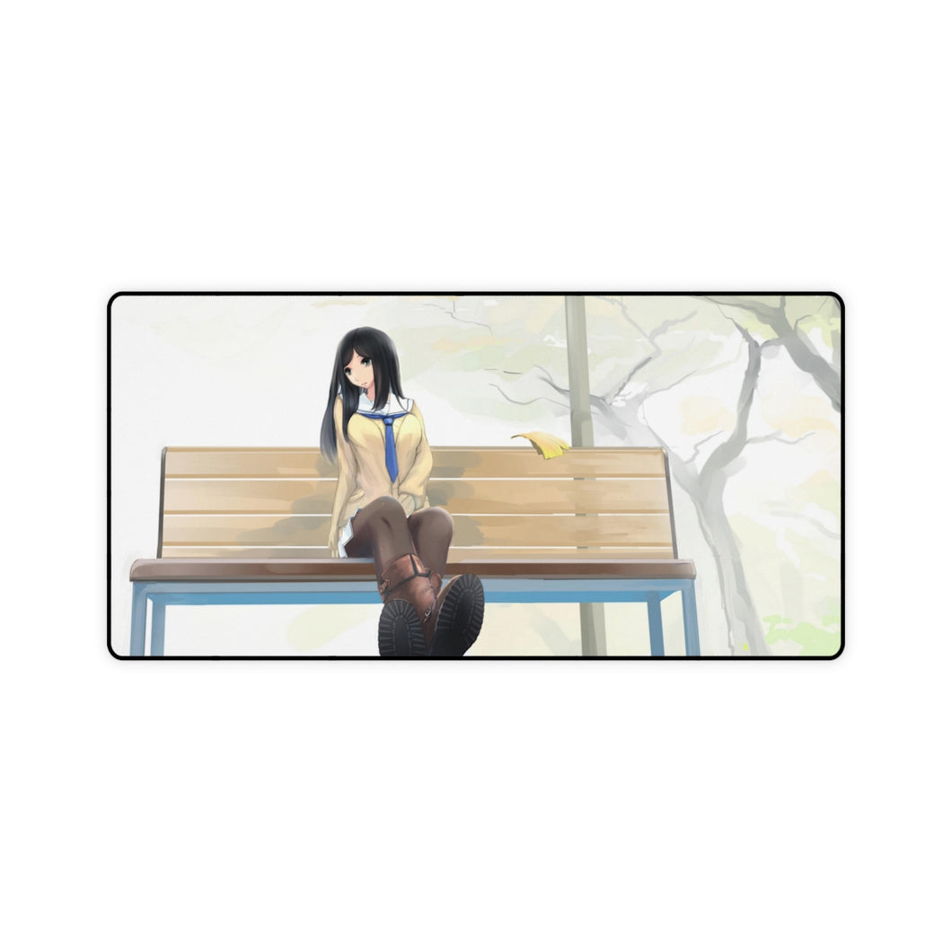Anime Girl Mouse Pad (Desk Mat)