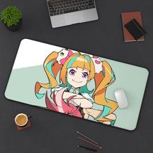 Load image into Gallery viewer, Kiznaiver Niko Niiyama, Hajime Tenga Mouse Pad (Desk Mat) On Desk
