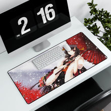 Load image into Gallery viewer, Anime Girl Mouse Pad (Desk Mat) With Laptop

