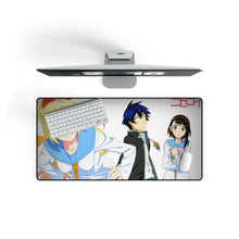 Load image into Gallery viewer, Nisekoi Chitoge Kirisaki, Kosaki Onodera Mouse Pad (Desk Mat) On Desk
