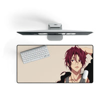 Load image into Gallery viewer, Free! Rin Matsuoka Mouse Pad (Desk Mat) On Desk
