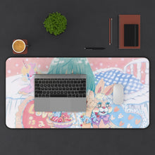 Load image into Gallery viewer, Monogatari (Series) Mouse Pad (Desk Mat) With Laptop
