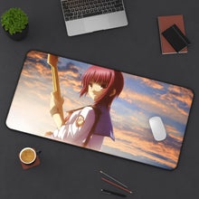 Load image into Gallery viewer, Angel Beats! Masami Iwasawa Mouse Pad (Desk Mat) On Desk
