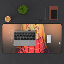 Load image into Gallery viewer, Is It Wrong To Try To Pick Up Girls In A Dungeon? Mouse Pad (Desk Mat) With Laptop
