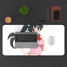 Load image into Gallery viewer, Monogatari (Series) Mouse Pad (Desk Mat) With Laptop
