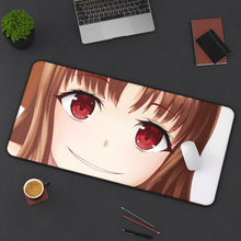 Load image into Gallery viewer, Spice And Wolf Mouse Pad (Desk Mat) On Desk
