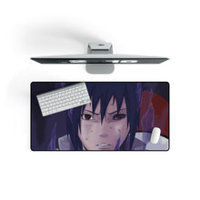 Load image into Gallery viewer, Sasuke Uchiha Mouse Pad (Desk Mat) On Desk
