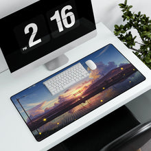 Load image into Gallery viewer, Sunset in japanese city Mouse Pad (Desk Mat) With Laptop
