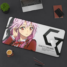 Load image into Gallery viewer, Guilty Crown Mouse Pad (Desk Mat) On Desk
