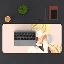 Load image into Gallery viewer, Monogatari (Series) Mouse Pad (Desk Mat) With Laptop
