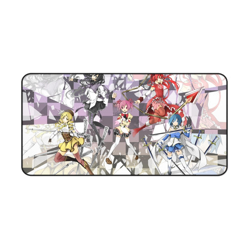 Puella Magi Madoka Magica Homura Akemi, Madoka Kaname, Sayaka Miki, Mami Tomoe, Kyuubey Mouse Pad (Desk Mat)