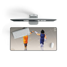 Load image into Gallery viewer, goku &amp; vegita Mouse Pad (Desk Mat) On Desk
