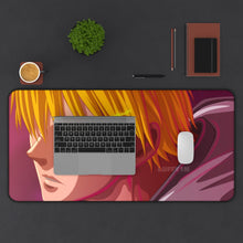 Load image into Gallery viewer, Kuroko&#39;s Basketball Mouse Pad (Desk Mat) With Laptop
