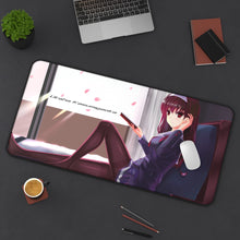 Load image into Gallery viewer, Saekano: How To Raise A Boring Girlfriend Mouse Pad (Desk Mat) On Desk
