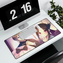 Load image into Gallery viewer, Kaguya, Chika and Miyuki Mouse Pad (Desk Mat) With Laptop
