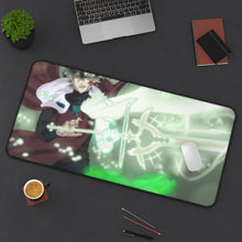 Load image into Gallery viewer, Black Clover Yuno Mouse Pad (Desk Mat) On Desk
