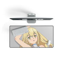 Load image into Gallery viewer, Is It Wrong to Try to Pick Up Girls in a Dungeon? Mouse Pad (Desk Mat) On Desk
