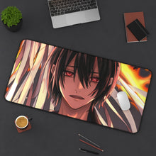 Load image into Gallery viewer, Fire Force Benimaru Shinmon Mouse Pad (Desk Mat) On Desk
