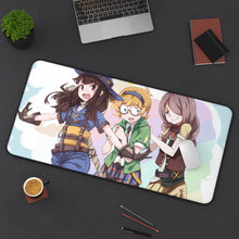 Load image into Gallery viewer, Little Witch Academia Sucy Manbavaran, Akko Kagari, Computer Keyboard Pad, Lotte Yanson Mouse Pad (Desk Mat) On Desk
