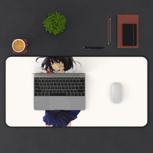 Load image into Gallery viewer, Mei Misaki Mouse Pad (Desk Mat) With Laptop
