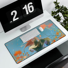 Load image into Gallery viewer, Anime Girl Mouse Pad (Desk Mat) With Laptop
