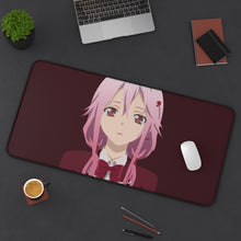 Load image into Gallery viewer, Guilty Crown Inori Yuzuriha Mouse Pad (Desk Mat) On Desk
