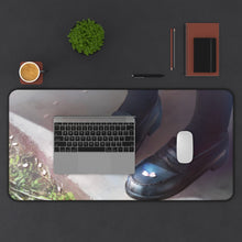Load image into Gallery viewer, Anime girl shoes with a cherry blossom petal Mouse Pad (Desk Mat) With Laptop
