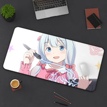 Load image into Gallery viewer, EroManga-Sensei Mouse Pad (Desk Mat) On Desk
