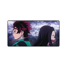 Load image into Gallery viewer, Tanjiro, Nezuko Kamado, Kimetsu no Yaiba, Mouse Pad (Desk Mat)
