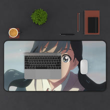 Load image into Gallery viewer, Hina Amano Mouse Pad (Desk Mat) With Laptop
