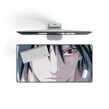 Load image into Gallery viewer, Sasuke Uchiha Mouse Pad (Desk Mat) On Desk

