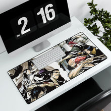 Load image into Gallery viewer, Bleach Renji Abarai, Kenpachi Zaraki Mouse Pad (Desk Mat) With Laptop
