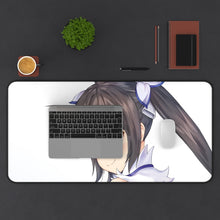 Load image into Gallery viewer, Is It Wrong To Try To Pick Up Girls In A Dungeon? Mouse Pad (Desk Mat) With Laptop

