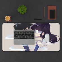 Load image into Gallery viewer, Komi Can&#39;t Communicate Komi Shouko, Tadano Hitohito Mouse Pad (Desk Mat) With Laptop
