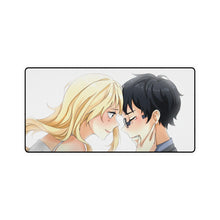 Load image into Gallery viewer, Kaori and Arima Mouse Pad (Desk Mat)
