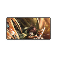 Mikasa Ackerman vs Annie Leonhart (titan) Mouse Pad (Desk Mat)