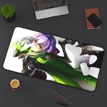 Load image into Gallery viewer, Shinoa Mouse Pad (Desk Mat) On Desk
