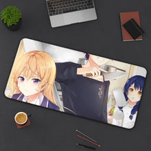 Load image into Gallery viewer, Food Wars: Shokugeki No Soma Mouse Pad (Desk Mat) On Desk
