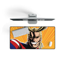 Load image into Gallery viewer, My Hero Academia All Might Mouse Pad (Desk Mat) On Desk
