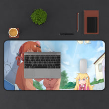 Load image into Gallery viewer, Gabriel DropOut Satanichia Kurumizawa Mcdowell, Gabriel Tenma White, Vignette Tsukinose April, Raphiel Shiraha Ainsworth Mouse Pad (Desk Mat) With Laptop
