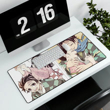 Load image into Gallery viewer, Tanjiro, Nezuko, Kamado, Kimetsu no Yaiba, Mouse Pad (Desk Mat)
