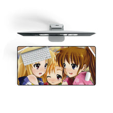 Load image into Gallery viewer, Magical Girl Lyrical Nanoha Mouse Pad (Desk Mat) On Desk
