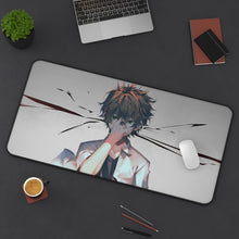 Load image into Gallery viewer, Hōtarō Oreki- logic Mouse Pad (Desk Mat) On Desk
