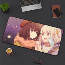 Load image into Gallery viewer, Lycoris Recoil Takina Inoue, Chisato Nishikigi Mouse Pad (Desk Mat) On Desk

