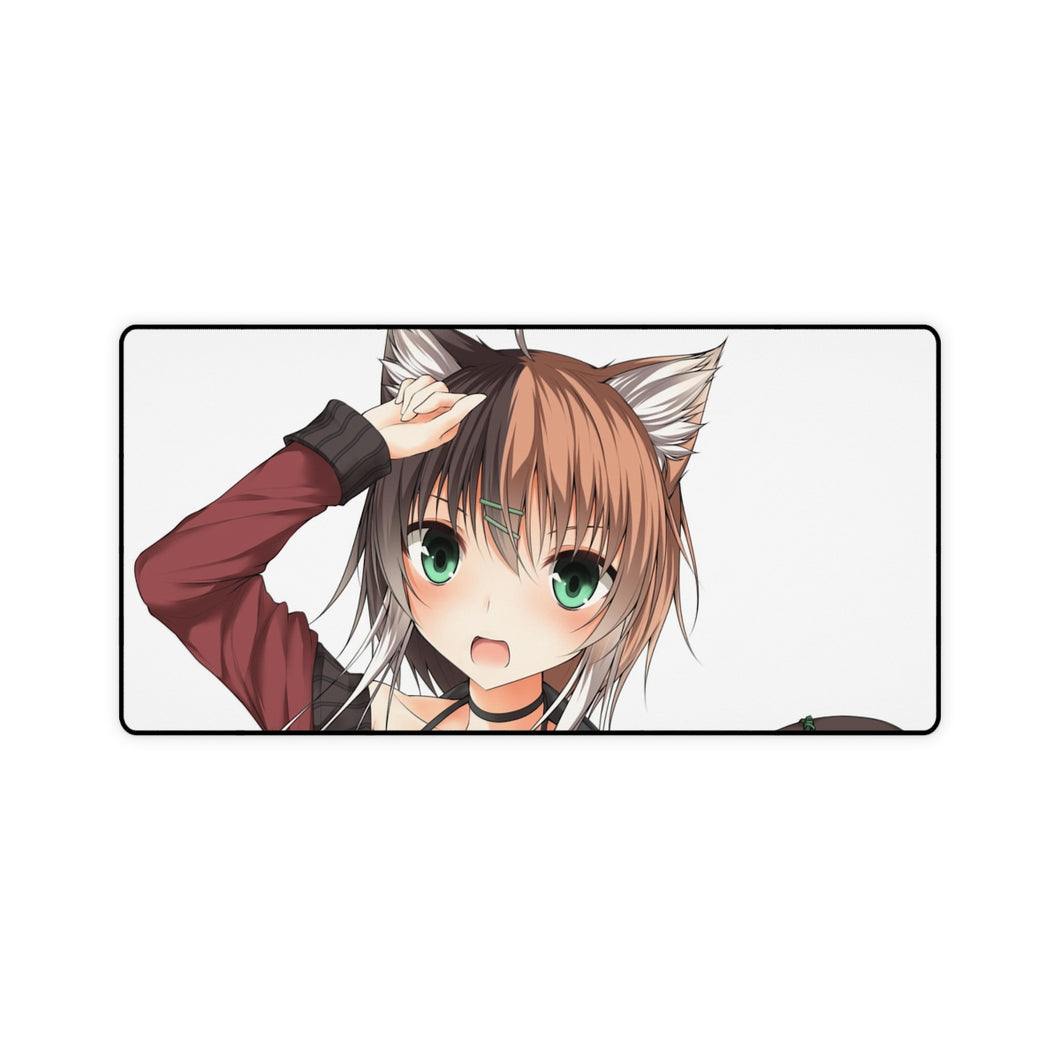 Anime Girl Mouse Pad (Desk Mat)